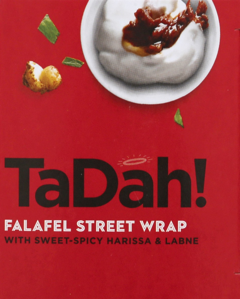 slide 8 of 9, Tadah! with Sweet-Spicy Harissa & Labne Falafel Street Wrap 7.5 oz, 7.5 oz