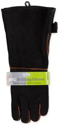 RSVP International Leather BBQ Gloves Set
