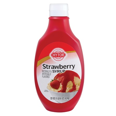 slide 1 of 1, Hy-Top Strawberry Syrup Squeeze, 1 ct