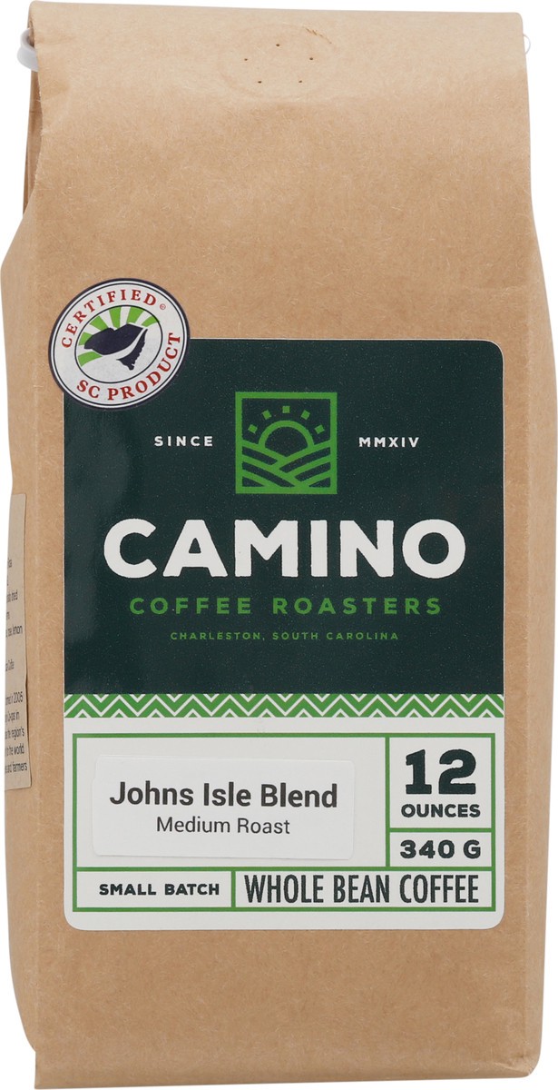 slide 8 of 9, Camino Medium Roast Johns Isle Blend Whole Bean Coffee - 12 oz, 12 oz