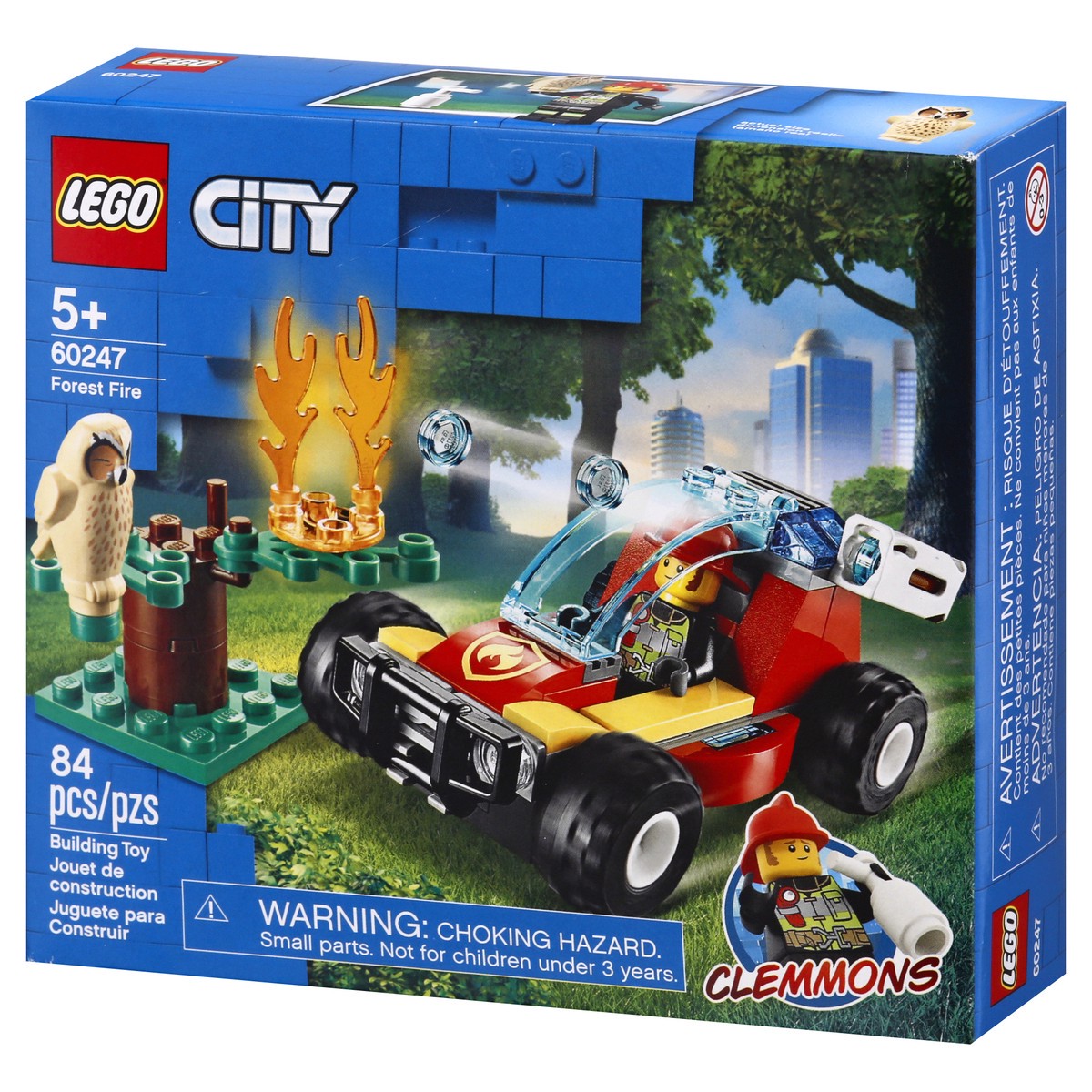 slide 6 of 9, LEGO City 84 Pieces Forest Fire Building Toy 1 ea, 1 ct