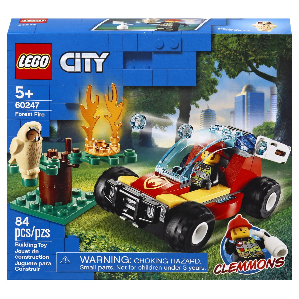 slide 1 of 9, LEGO City 84 Pieces Forest Fire Building Toy 1 ea, 1 ct