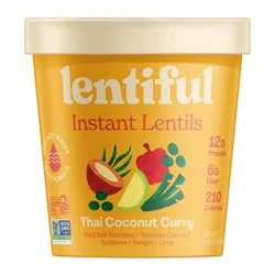 Lentiful Instant Thai Coconut Curry Lentils 2.01 oz