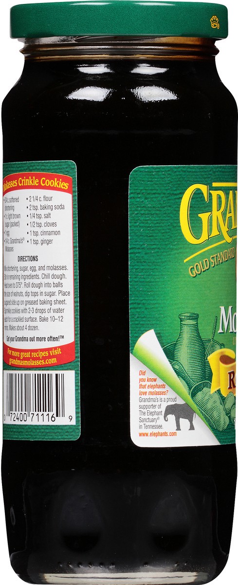 slide 7 of 7, Grandma's Unsulphured Robust Molasses 12 oz, 12 fl oz