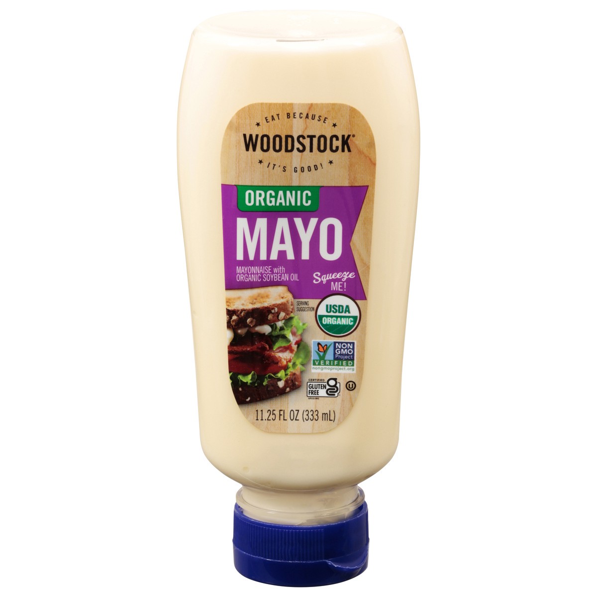 slide 1 of 11, Woodstock Organic Mayo 11.25 fl oz, 11.25 fl oz