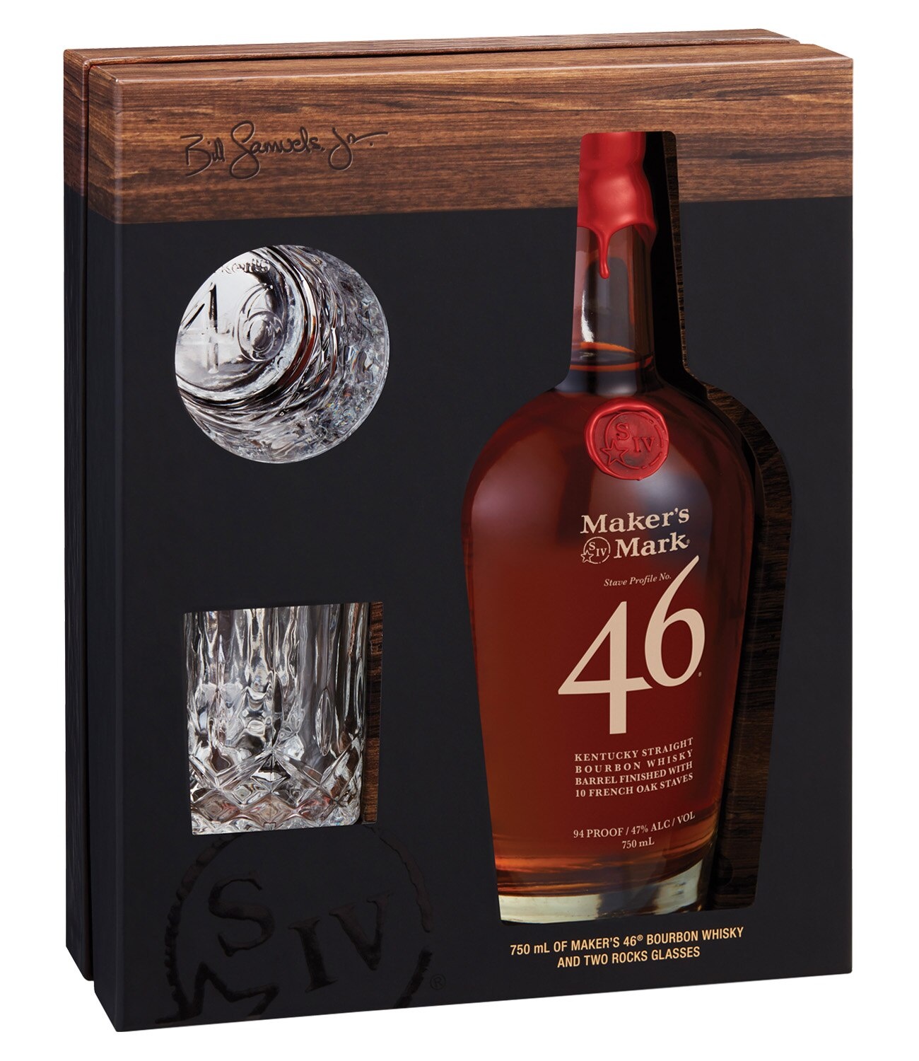 slide 1 of 1, Maker's Mark Bourbon Whiskey Gift, 750 ml