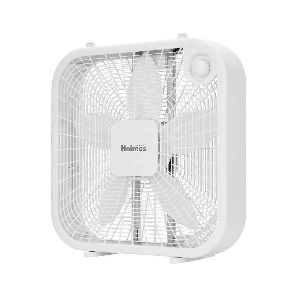 slide 6 of 6, Holmes 20-Inch Box Fan - White, 1 ct