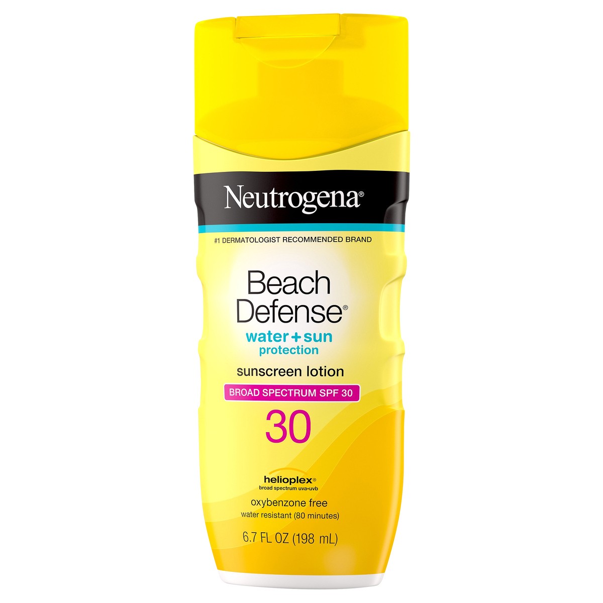 slide 3 of 8, Neutrogena Beach Defense Broad Spectrum Sunscreen Body Lotion SPF 30, 6.7 oz