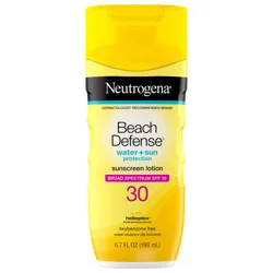 Neutrogena Beach Defense SPF 30 Sunscreen Lotion, Oil-Free, 6.7 oz