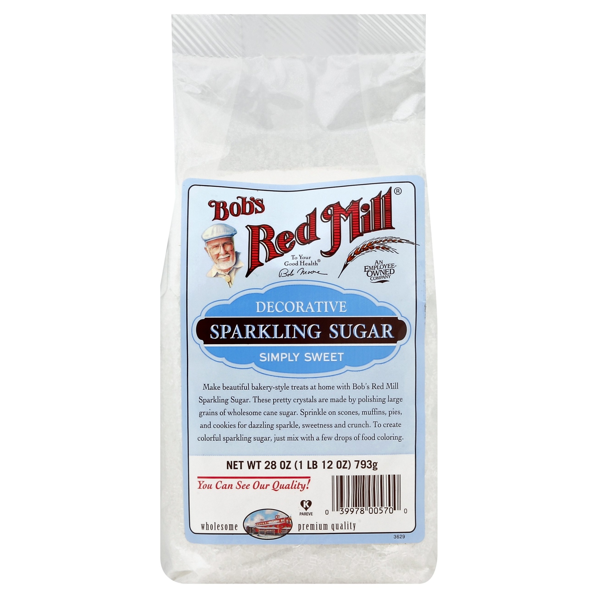 slide 1 of 5, Bob's Red Mill Sugar 28 oz, 28 oz