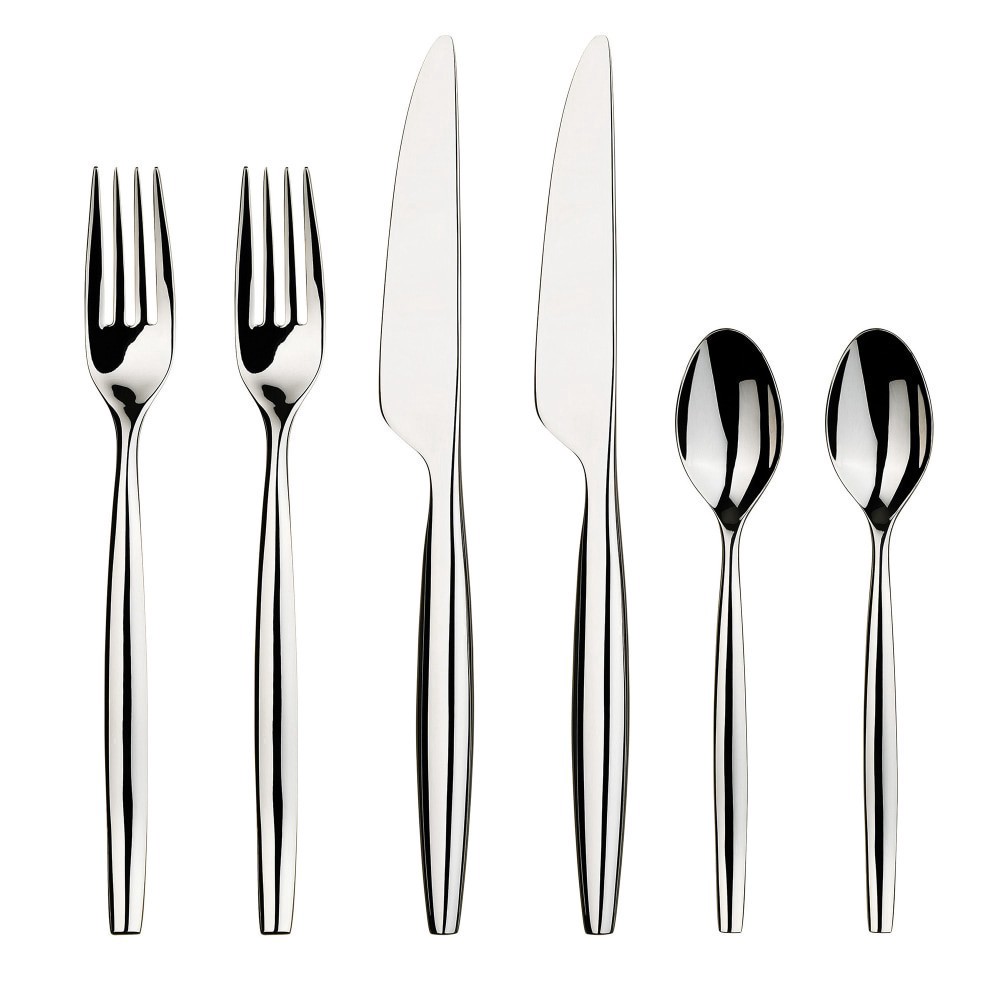 slide 2 of 3, Dash of That® Banff Flatware Set for Two, 6 ct