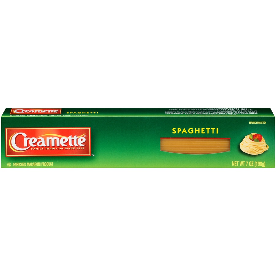 slide 1 of 1, Creamette Long Spaghetti, 7 oz