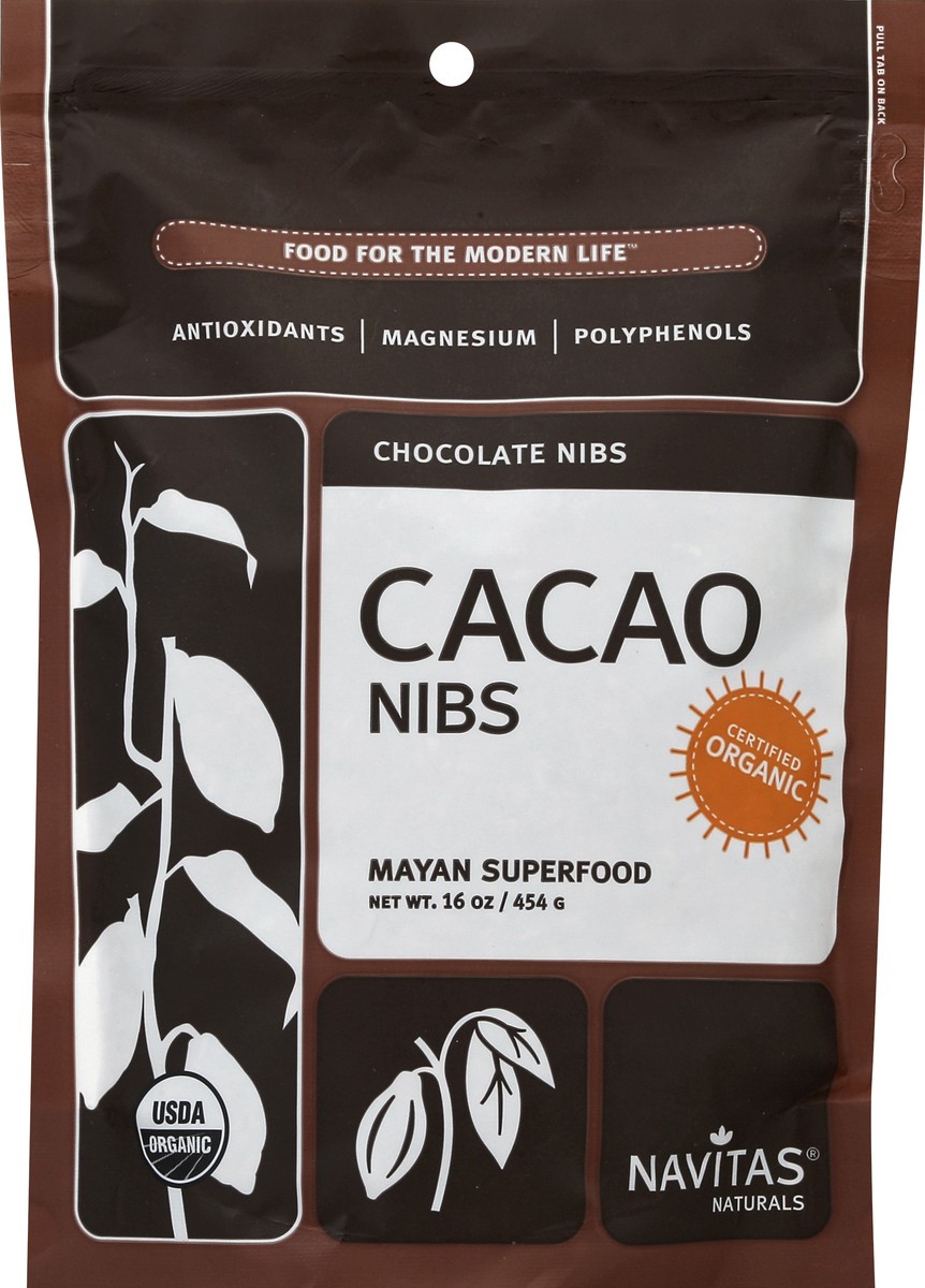 slide 2 of 3, Navitas Cacao Nibs 16 oz, 16 oz