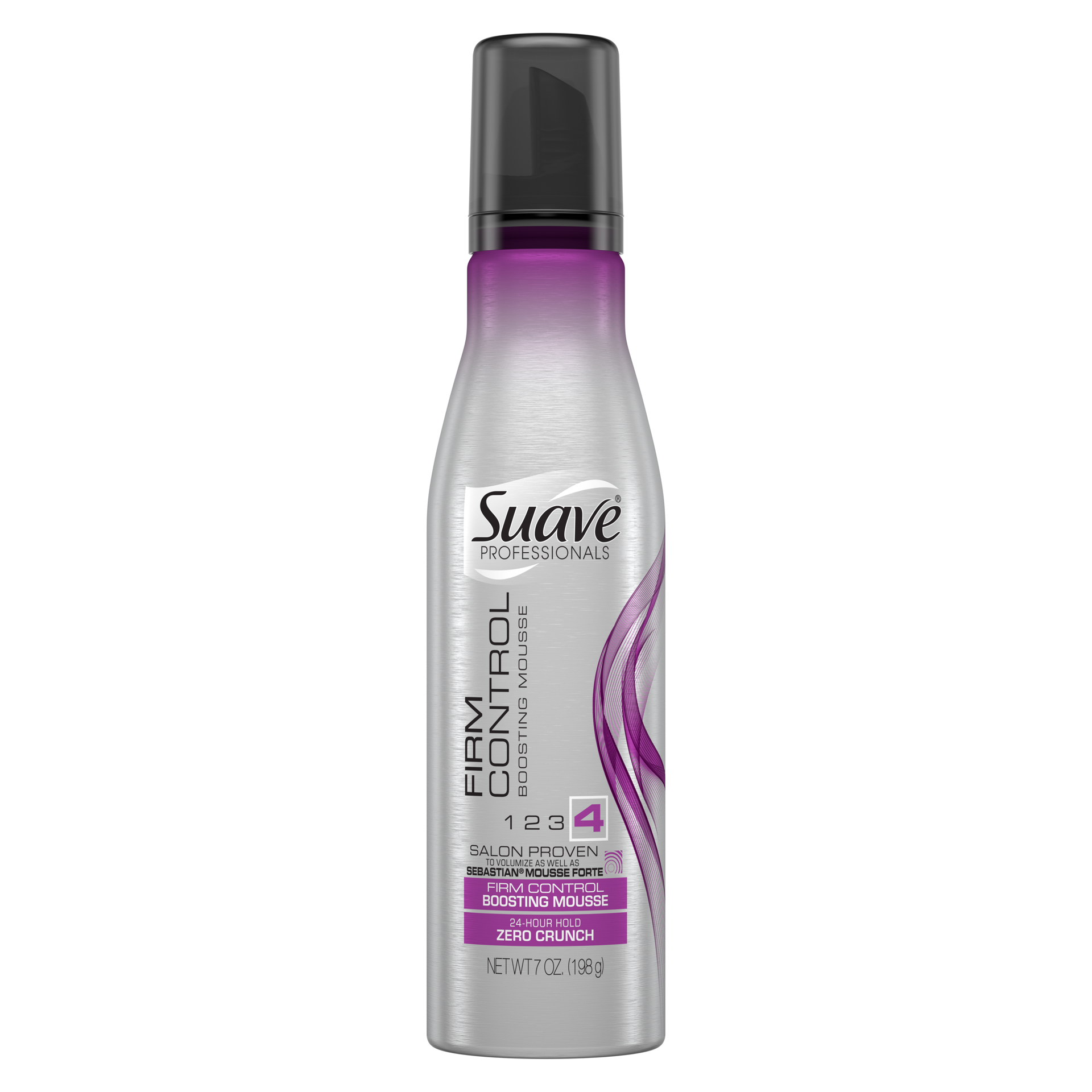 slide 3 of 4, Suave Boosting Mousse Firm Control, 7 oz, 7 oz