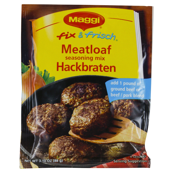 slide 1 of 1, Maggi Hackbraten Meatloaf Seasoning Mix, 3.11 oz