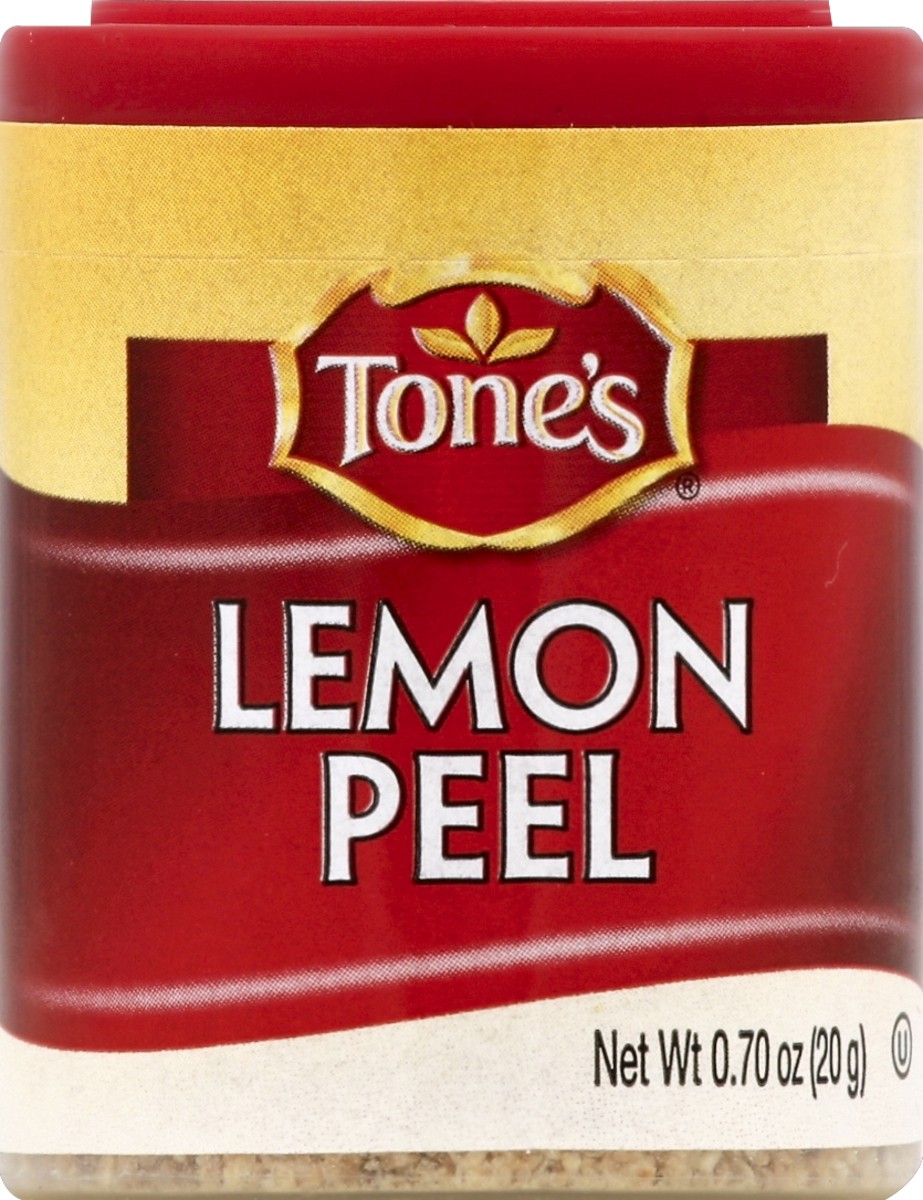 slide 1 of 3, Tone's Lemon Peel 0.7 oz, 0.7 oz