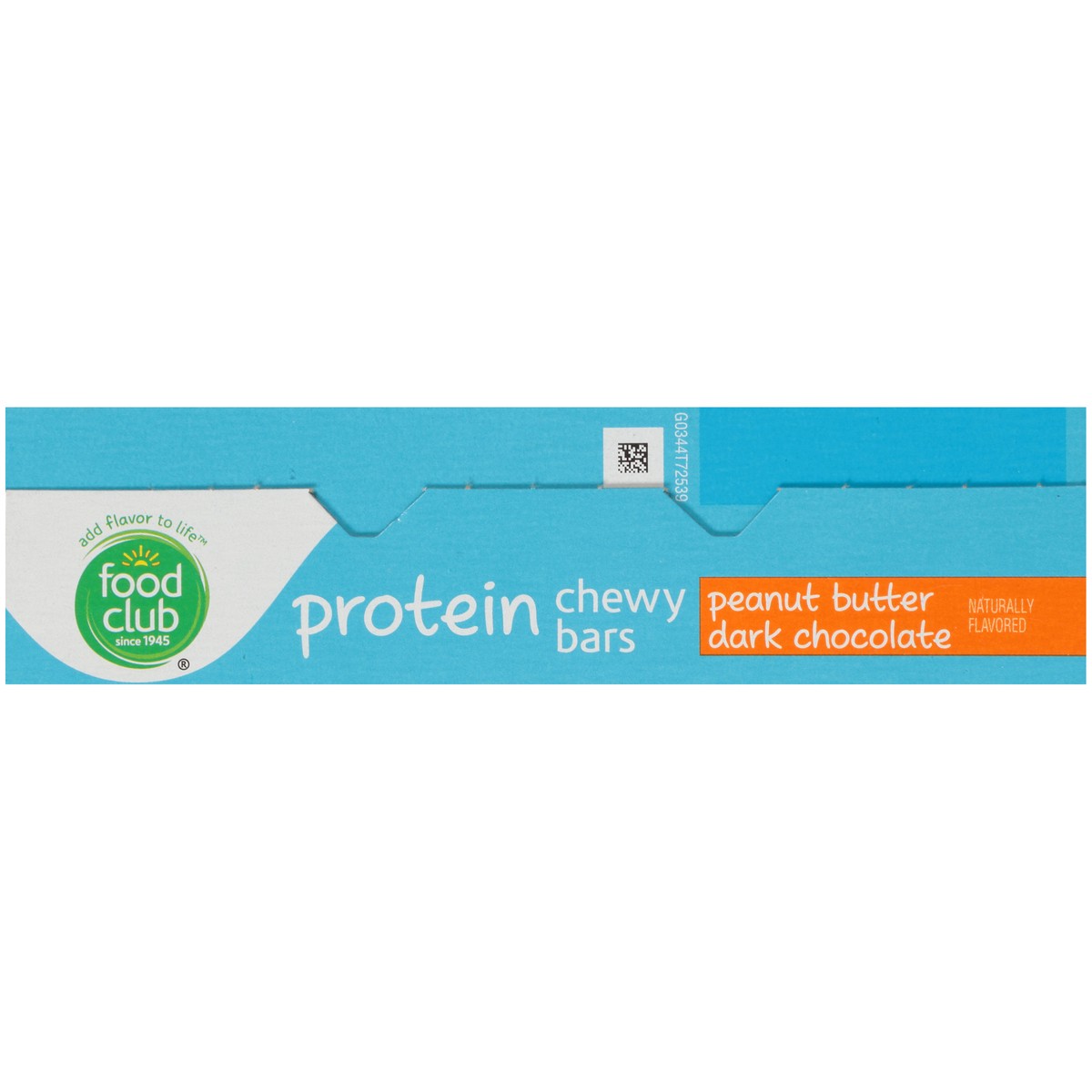 slide 6 of 10, Food Club Peanut Butter Dark Chocolate Protein Chewy Bars, 7 oz