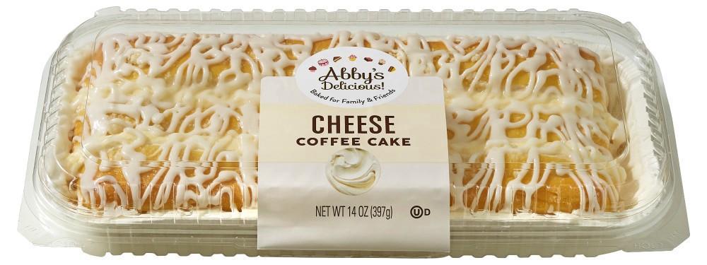 slide 2 of 3, Abby's Delicious! Cheese Coffee Cake, 14 oz