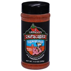 2 Gringo's Chupacabra Ribnoxious Rib Rub & Season-All 11.5 oz