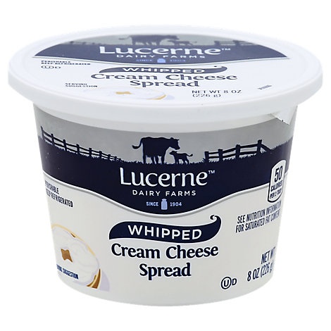 slide 1 of 1, Lucerne Cream Cheese Spread Whipped, 8 oz