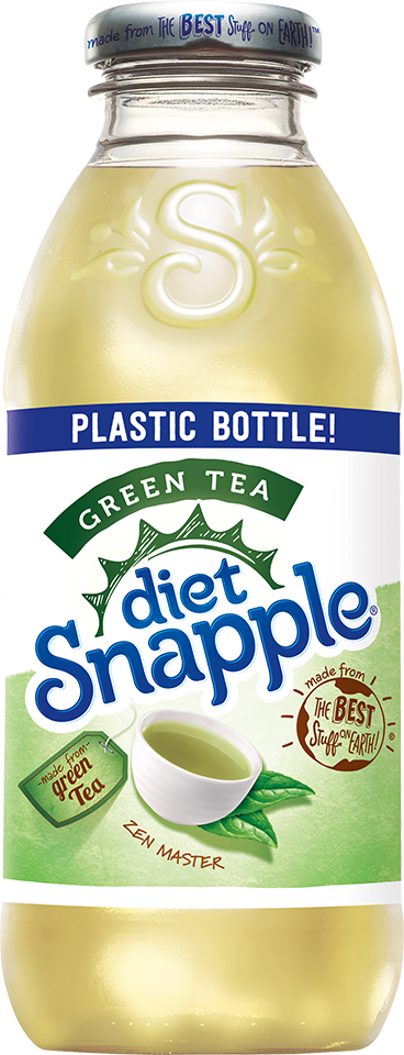 slide 1 of 1, Snapple Green Tea plastic bottle - 16 fl oz, 16 fl oz