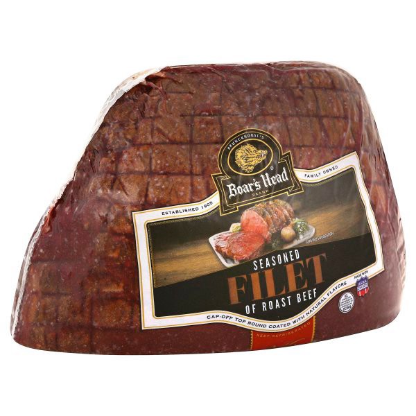 slide 1 of 1, Boar's Head Seasoned Roast Beef 1 1 ea, per lb