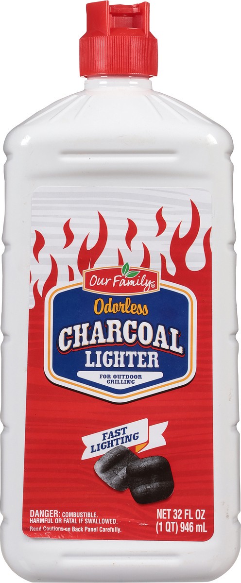 slide 9 of 12, Our Family Odorless Charcoal Lighter 32 fl oz, 32 fl oz