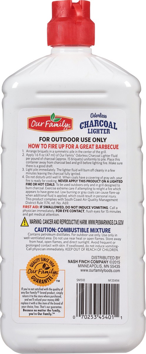 slide 12 of 12, Our Family Odorless Charcoal Lighter 32 fl oz, 32 fl oz
