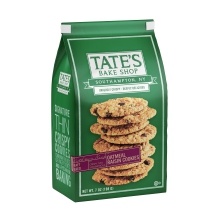 slide 1 of 1, Tate's Bake Shop Oatmeal Raisin Cookies, 7 oz
