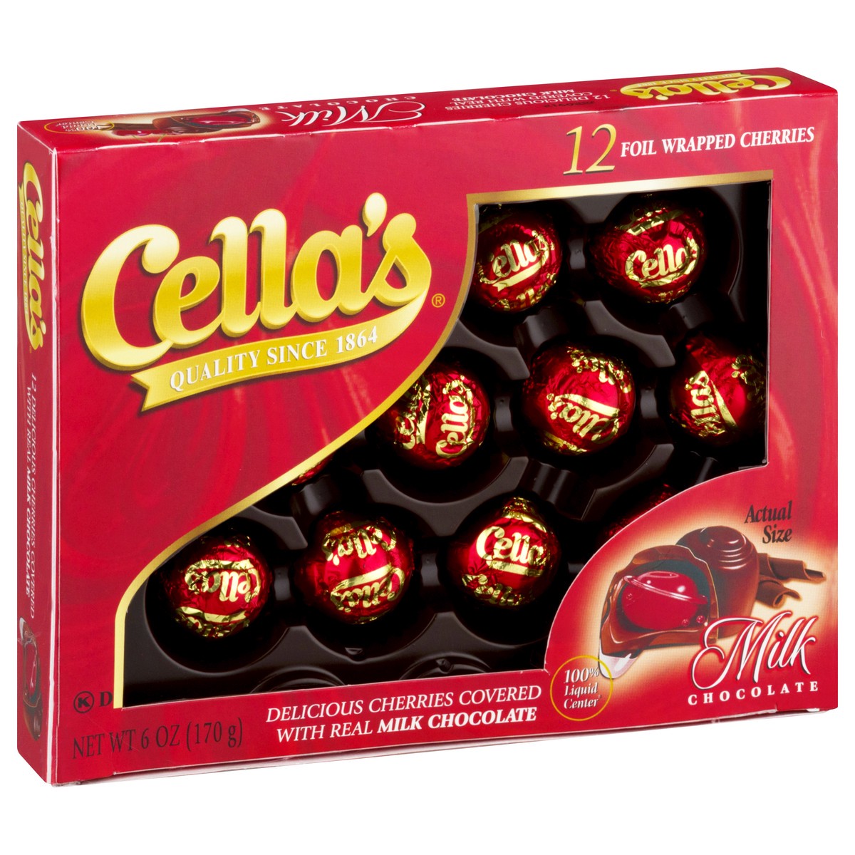 slide 4 of 13, Cella's Milk Chocolate Gift Box, 6 oz