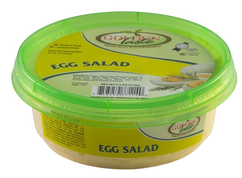 slide 1 of 1, Golden Taste Egg Salad, 7.5 oz