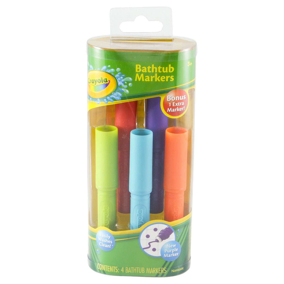 slide 1 of 2, Crayola Bathtub Markers, 5 ct