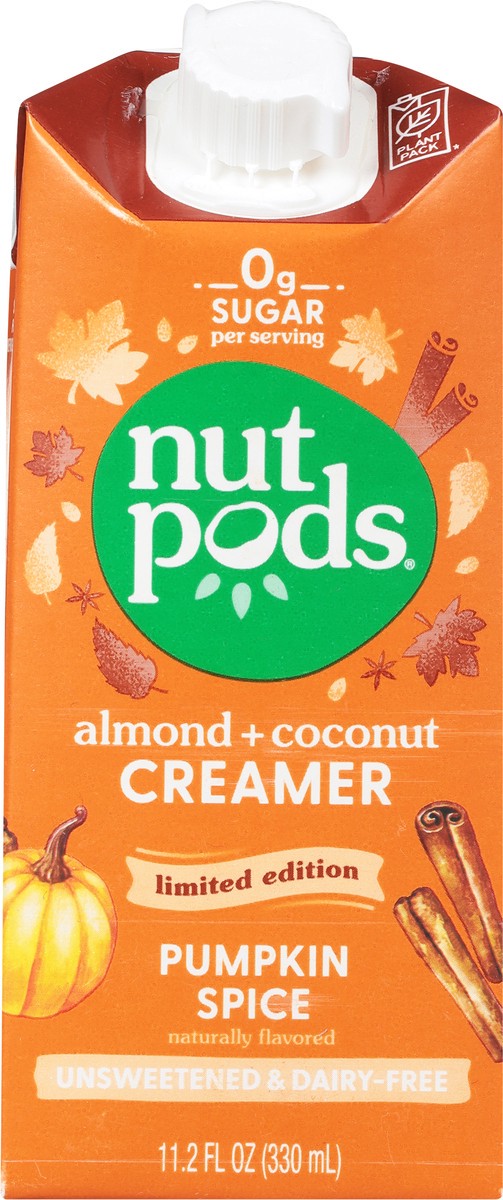 slide 6 of 9, nutpods Almond + Coconut Pumpkin Spice Creamer - 11.2 fl oz, 11.2 fl oz