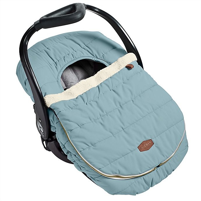 slide 1 of 6, JJ Cole Car Seat Cover - Slate Grey, 1 ct