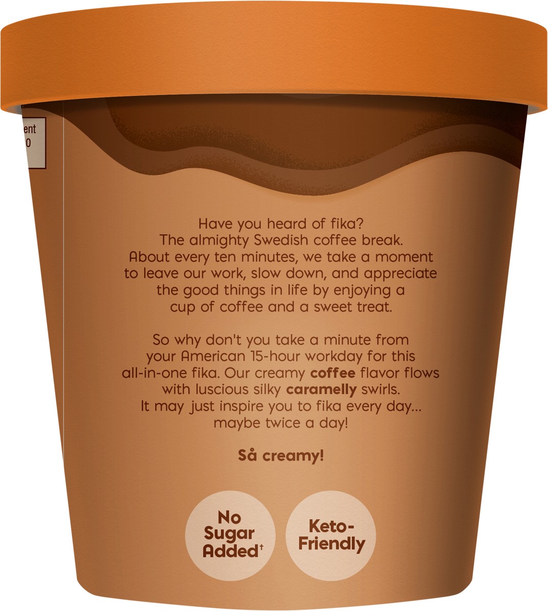 slide 5 of 7, Nick's Coffee Karamell Ice Cream 1 pt Cup\Tub, 1 pint
