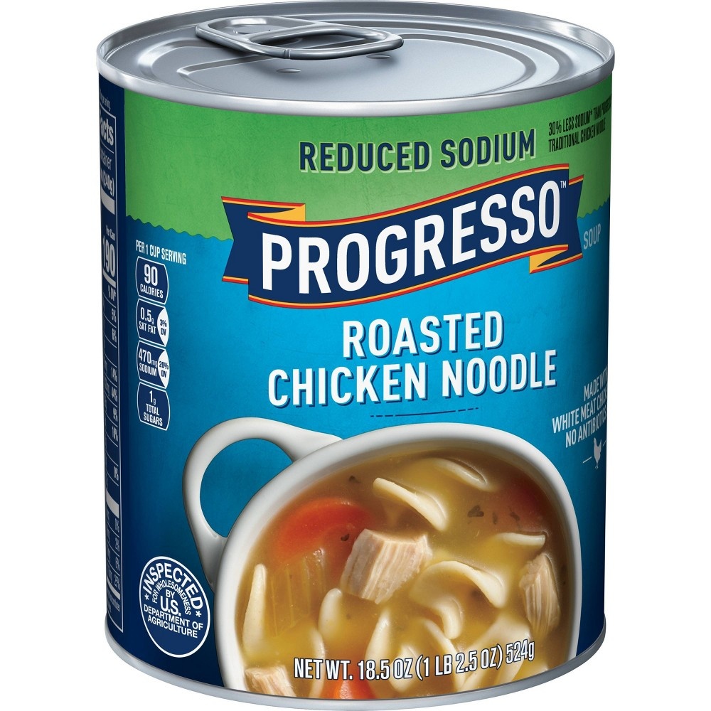 Progresso Reduced Sodium Roasted Chicken Noodle Soup 18.5 oz | Shipt