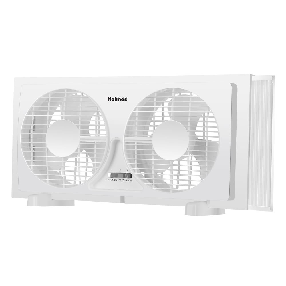 slide 1 of 5, Holmes® 9-Inch Twin Window Fan, 1 ct