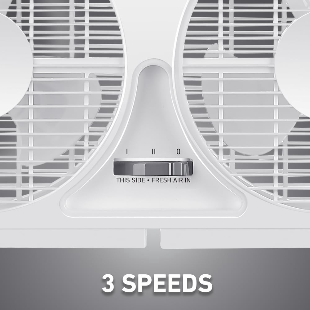 slide 5 of 5, Holmes® 9-Inch Twin Window Fan, 1 ct