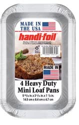 Handi Foil Heavy Duty Smoothwall Mini Loaf Pan