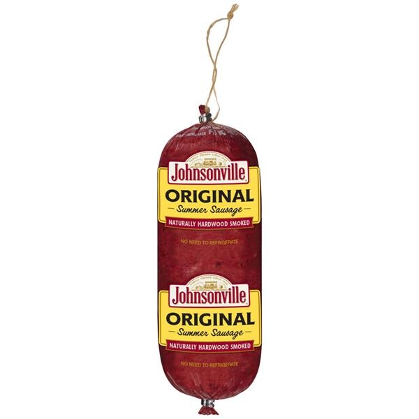 slide 1 of 1, Johnsonville Johnsonville Original Summer Sausage Short Chub, 1.08 lb