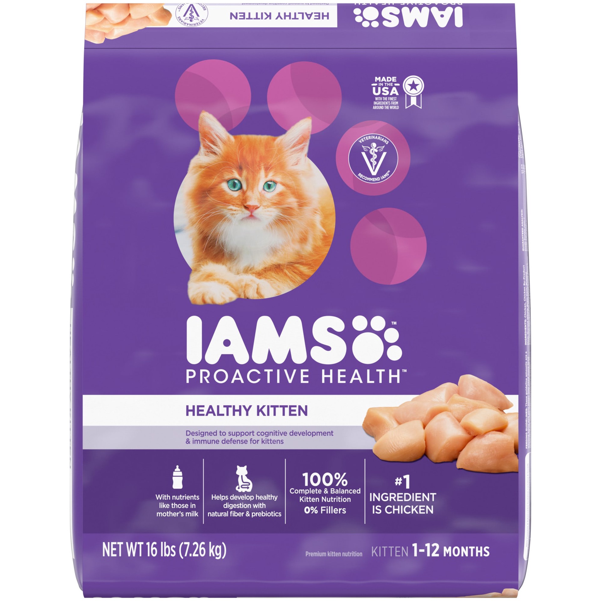 slide 1 of 9, Proactive Health with Chicken Kitten Premium Dry Cat Food - 16lbs, 16 lb