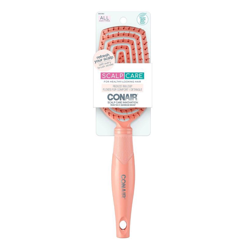 slide 1 of 6, Conair Scalp Care Flexi Head Cushion Hair Brush, 1 ct