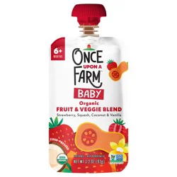 Once Upon a Farm Sun Shiny Strawberry Patch Stage 3 Baby Food (9+ Months)
