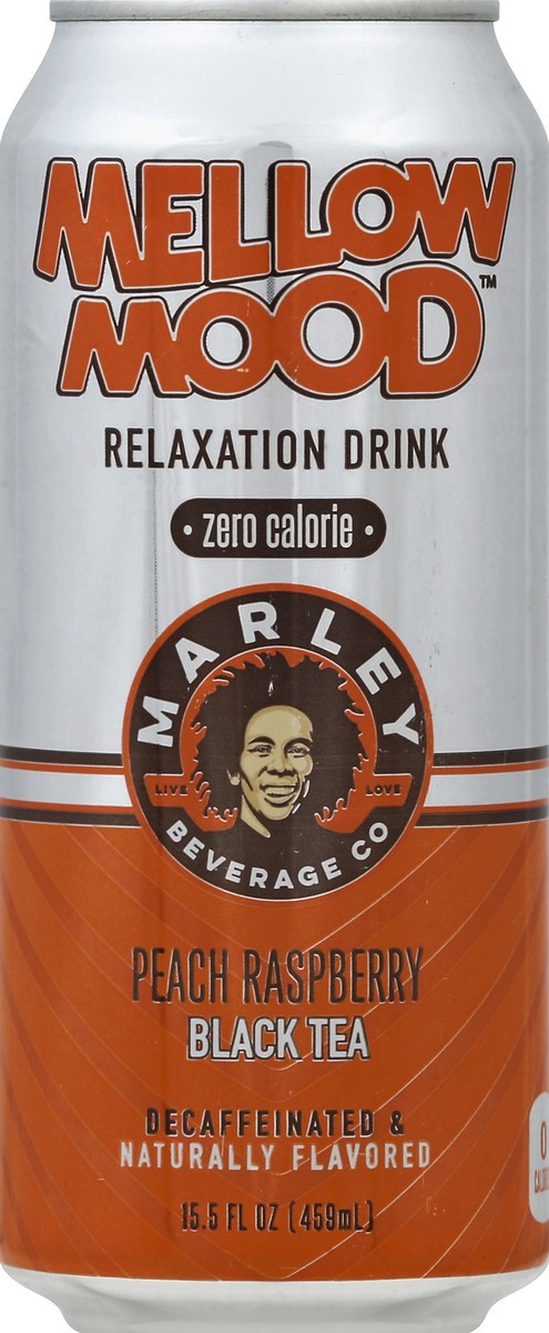 slide 2 of 4, Marley Beverage Co. Mellow Mood Zero Peach Raspberry Black Tea - 15.5 oz, 15.5 oz