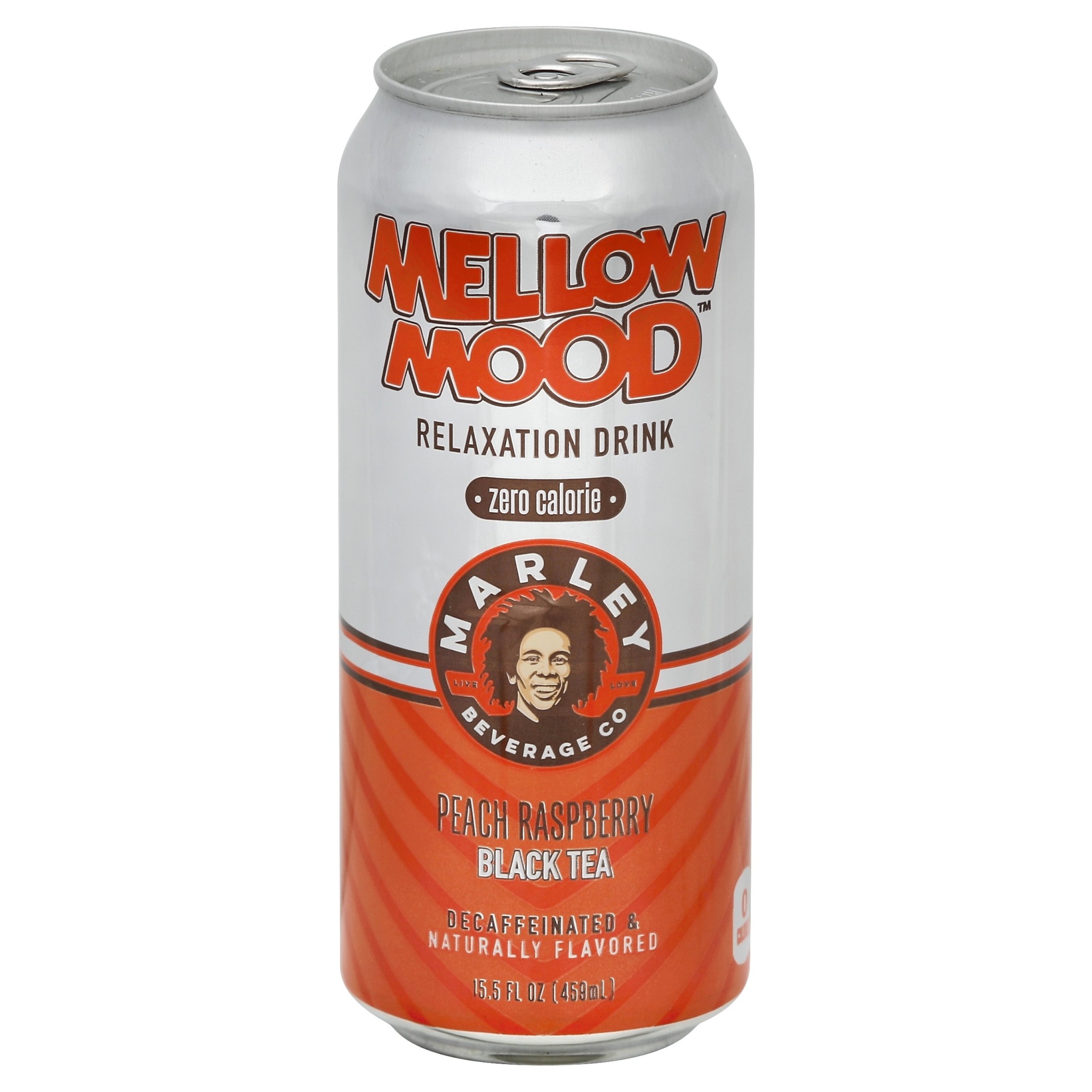 slide 1 of 4, Marley Beverage Co. Mellow Mood Zero Peach Raspberry Black Tea - 15.5 oz, 15.5 oz