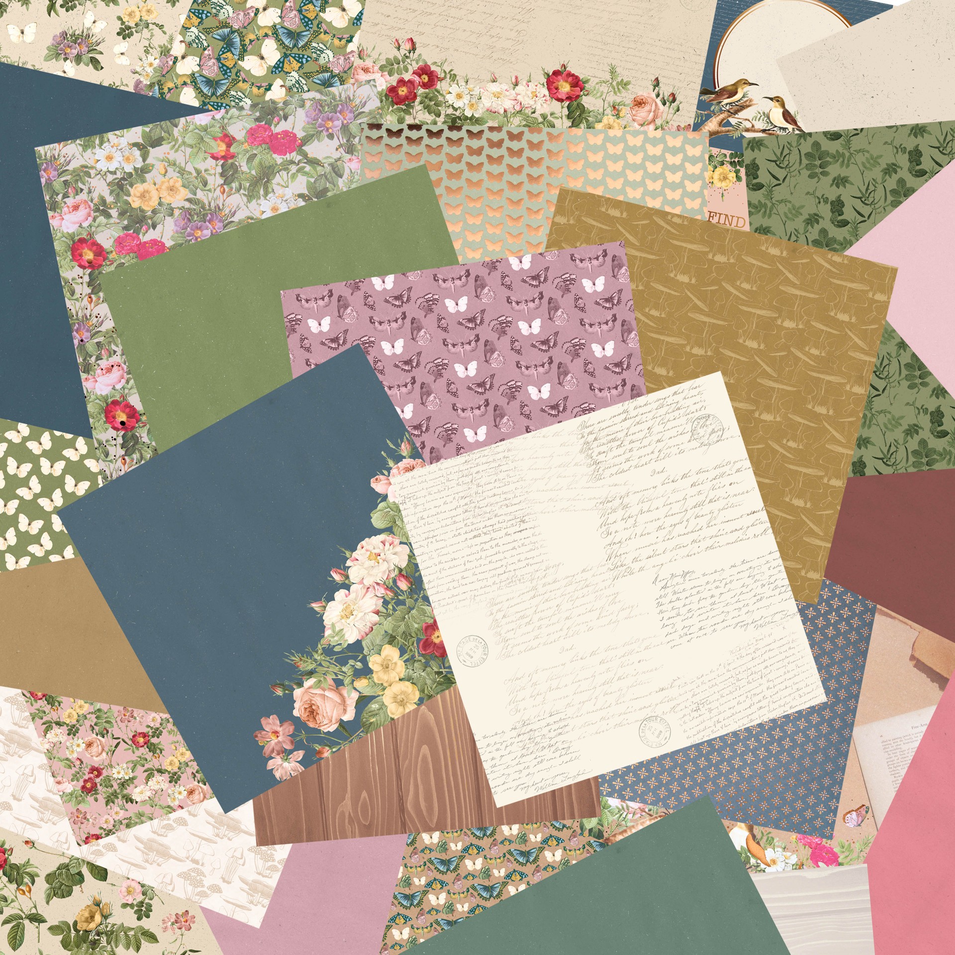 slide 5 of 5, 12" X 12" Field Journal Paper Pad By Recollections, 58 Sheets, 12 in x 12 in