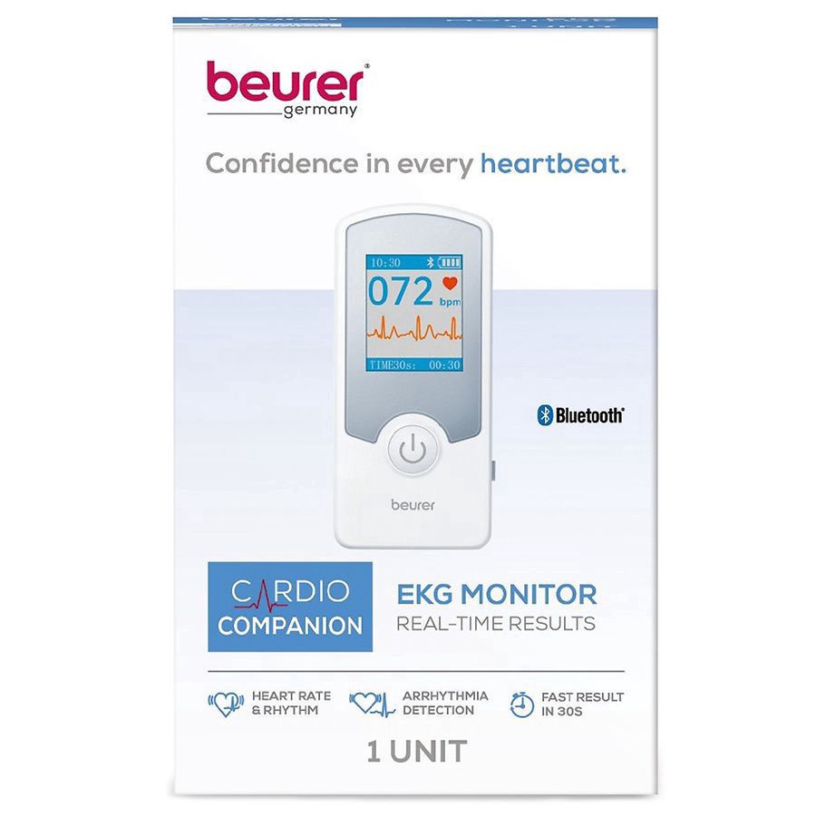 slide 1 of 5, Beurer Cardio Companion - Portable ECG Monitor (ME75), 1 ct