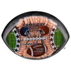 Aqua Star Game Day Football Shrimp Platter