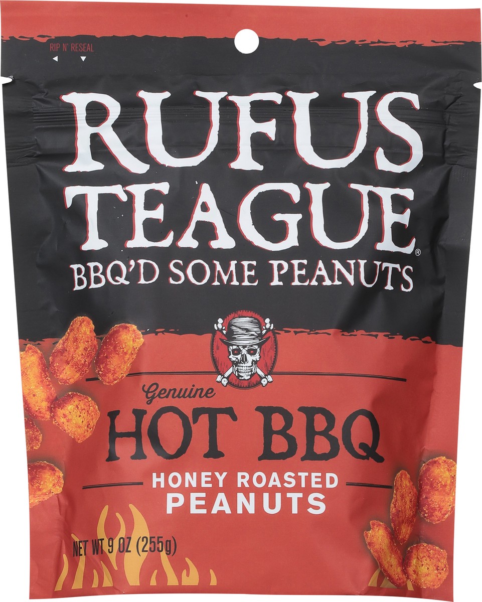 slide 5 of 14, Rufus Teague Honey Roasted Hot BBQ Peanuts 9 oz, 9 oz