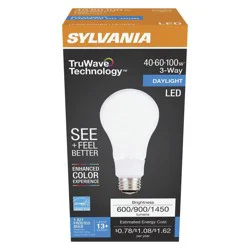 Sylvania TruWave A21 3-Way Daylight LED Light Bulb
